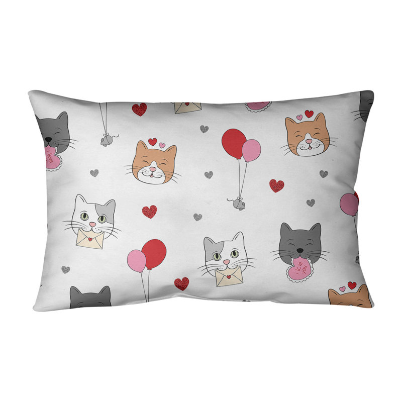 Coussin lombaire st day, Blanc / paillettes