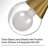 3-Light Plated Brass Teardrop LED Mini Crystal Pendant Light, Glam Hanging Light for Kitchen Island Bedroom Living Room