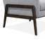 Fauteuil en polyester capitonné l 29 po Damion-868518286