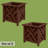  Lattice Planter Box 2-Pack, Brown-367224042