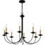 Lustre classique / traditionnel à 8 lumières de style bougie Analogie-122948993-122948991