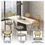 Chaise d'appoint de salle à manger Dannea-888765693