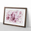 Beautiful Pink Carnation Petals Watercolour - Picture Frame Graphic Art Print-56739740-56739746