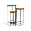 Solid Wood Nesting End Table