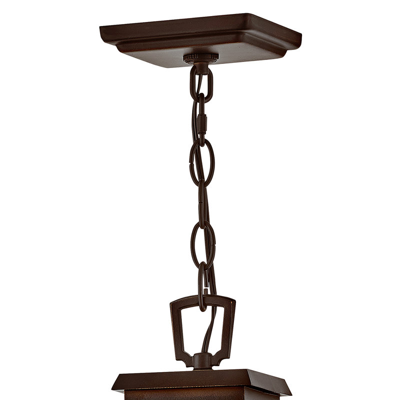 Beacon Hill 3-Light Outdoor Hanging Lantern, Blackened Copper