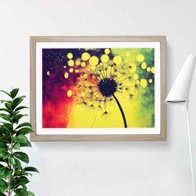 Dandelion Splash - Framed Print