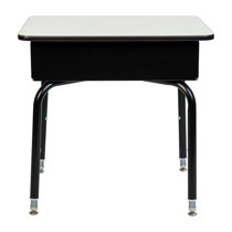Virco Jr. Executive Student Desk with Metal Book Box - School and Office  Direct
