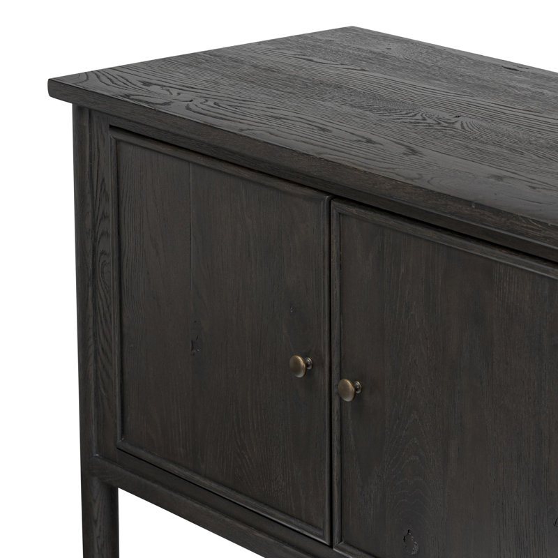 Bari Sideboard, Smoked Black Resawn Oak