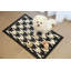 Tapis géométrique ondulé Taupegrid-1709143077