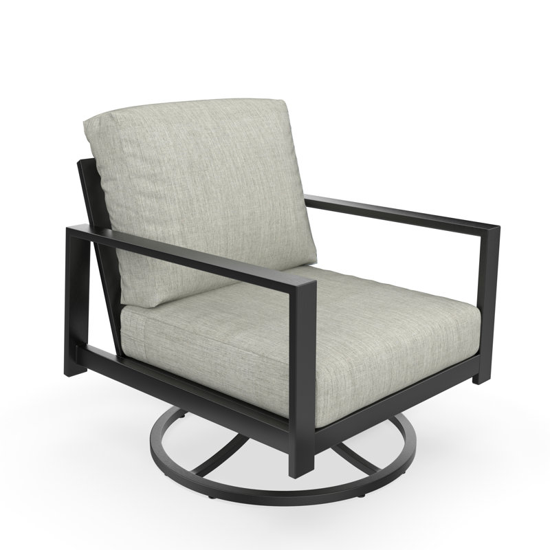 Ensemble de conversation Townsend avec coussins Sunbrella®, Toile granit Sunbrella®, Acajou