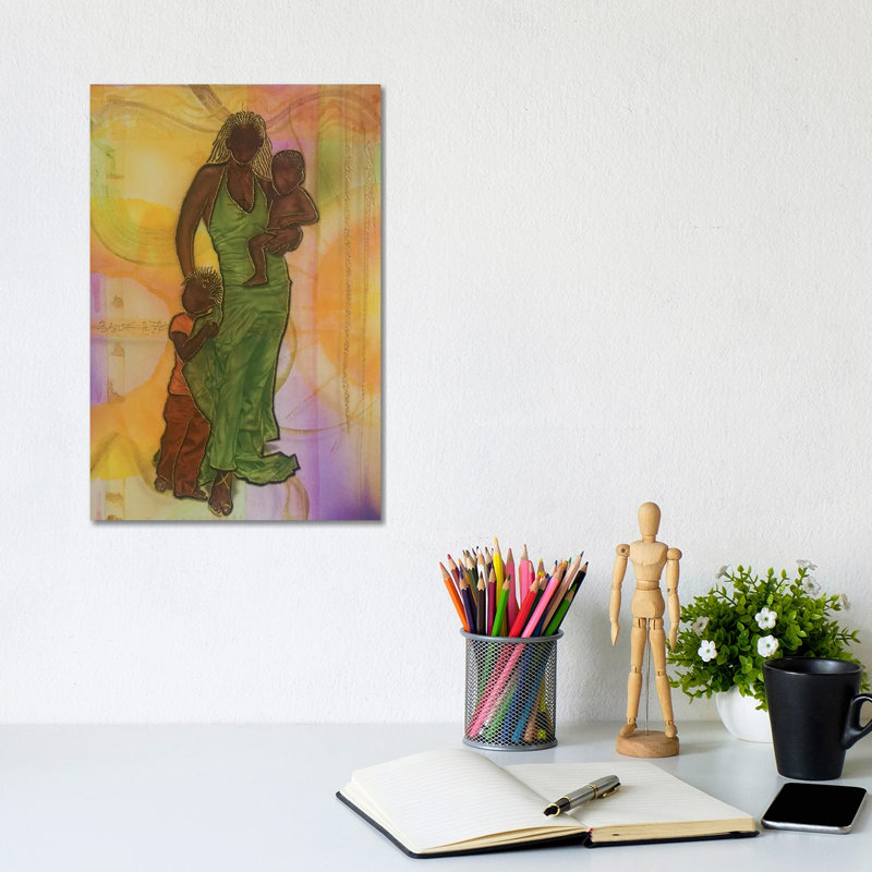 Three Of Us by Fred Odle - Wrapped Canvas Print, 20.32 cm H x 30.48 cm W