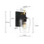 1 - Light Dimmable Armed Sconce-1104975556