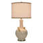Lampe de table en céramique - abat-jour blanc