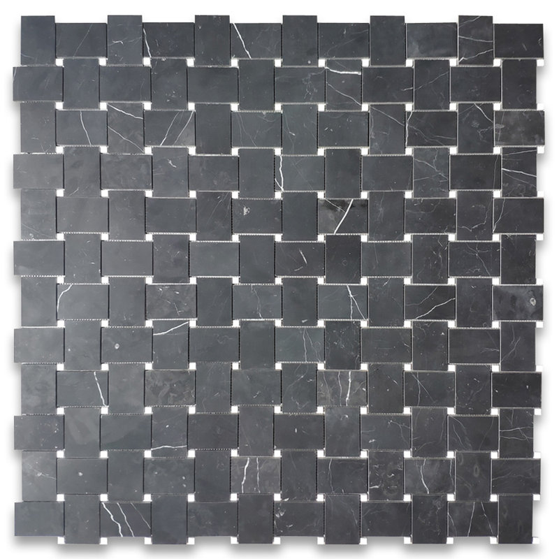 11" x 11" Marble Mosaic Wall & Floor Tile