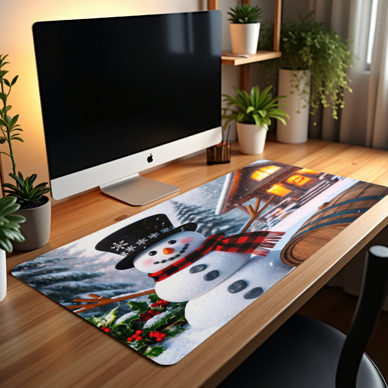 Polyester Desk Pad, 14.4x12.1