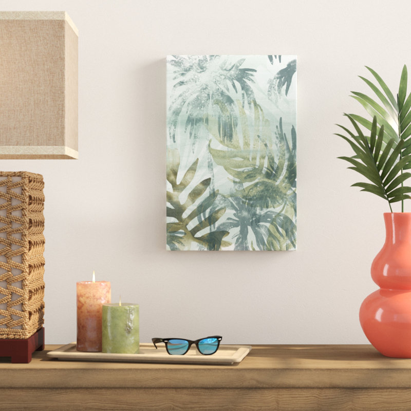 Palm Island I by June Erica Vess - Painting Print, 46cm H x 30cm W, Wrapped Canvas