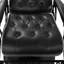 Fauteuil de massage inclinable électrique en cuir