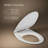 Carbyne Quiet-Close Elongated Toilet Seat