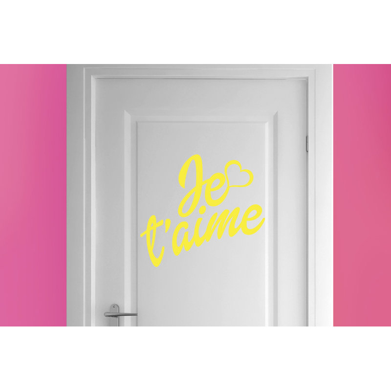 Wall Decal, Bright Yellow