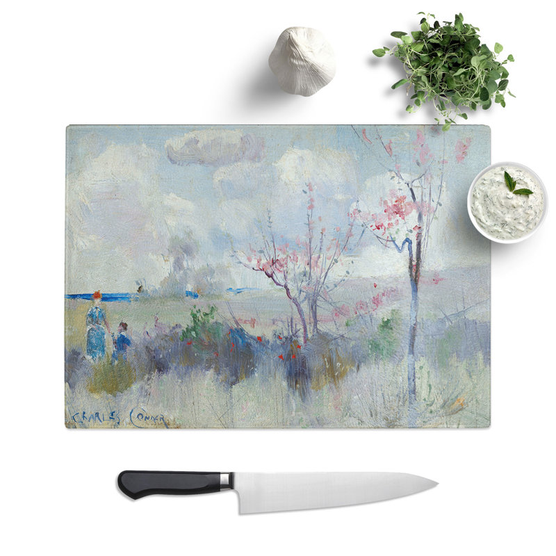 Herrick'S Blossoms by Charles Conder Chopping Board, 0.4cm H x 28.5cm W x 39cm L