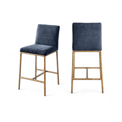 Tabouret de comptoir rembourré Reeves