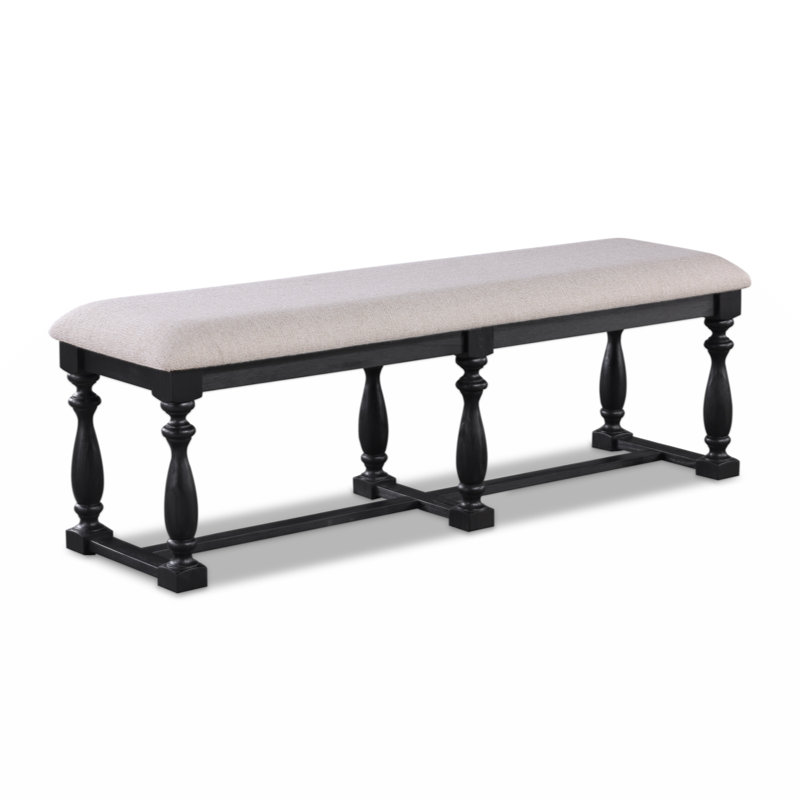 Daiona Polyester Upholstered Bench
