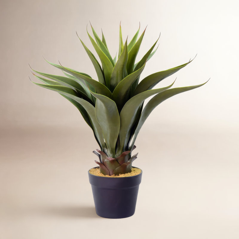Aloès artificiel en pot 22 po
