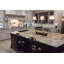 33" Hammered Copper Apron Front Single Basin Kitchen Sink w/ Scroll Design and Nickel Background