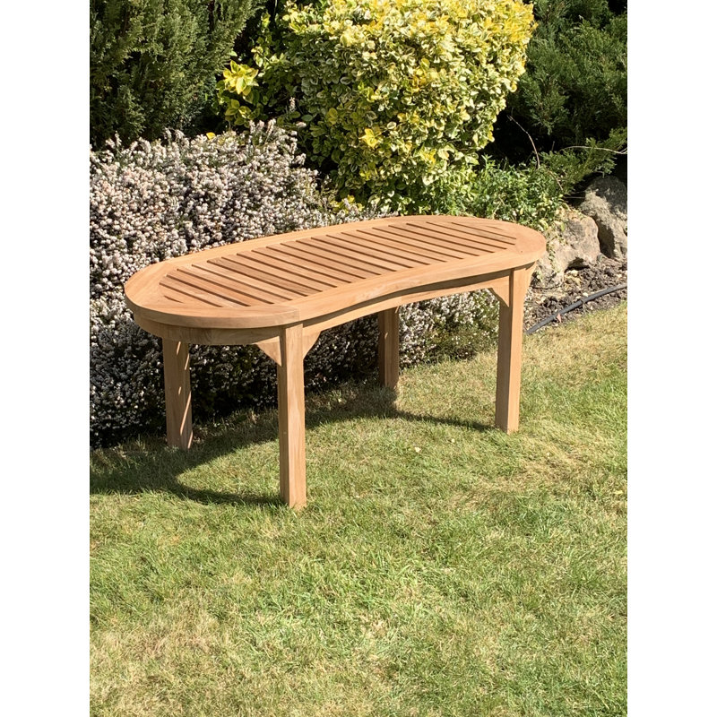 Heanor Rectangular Teak Outdoor Coffee Table , 120cm cm W 50cm cm D