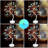 20" RGB LED Tree Color Changing Lights Remote Control Opal Ball Tabletop Indoor Decoration