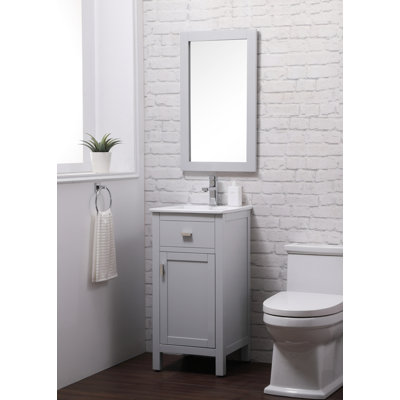 Ensemble de meuble-lavabo simple 16 po Alessandro