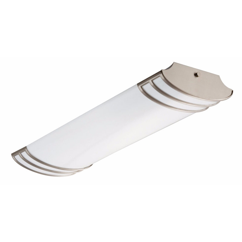 LED Flush Mount, 3.5" H x 25" W x 9.88" D
