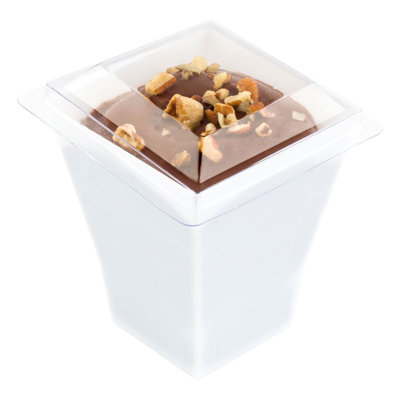 Restaurantware-LIDS ONLY: 1.8 Inch Bonito Dessert Cup Lids, 100 Plastic For Bonito Appetizer Cups - Cups Sold Separately, Snug Fit, Clear Plastic Dessert Shooter Lid, Secure Fit