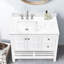 Plateau de meuble-lavabo simple 37 po avec lavabo