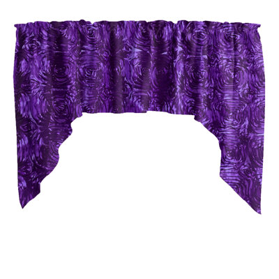 Floral Swag Window Valance