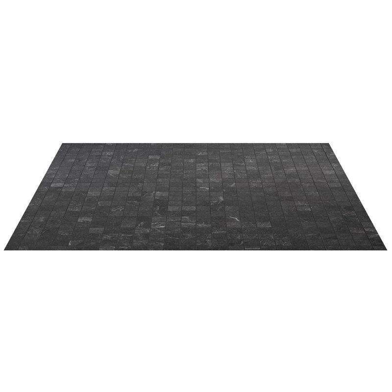 ZenTech 2x2 Matte Porcelain Mosaic Tile, Graphite Gray