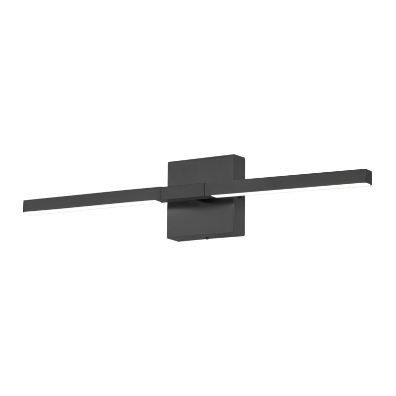 Barre d'éclairage de salle de bain 24 po à DEL 24 W à intensité variable, lumière de meuble-lavabo linéaire moderne, éclairage mural pour salle de bain à DEL pour miroir, maquillage et salle d'eau
