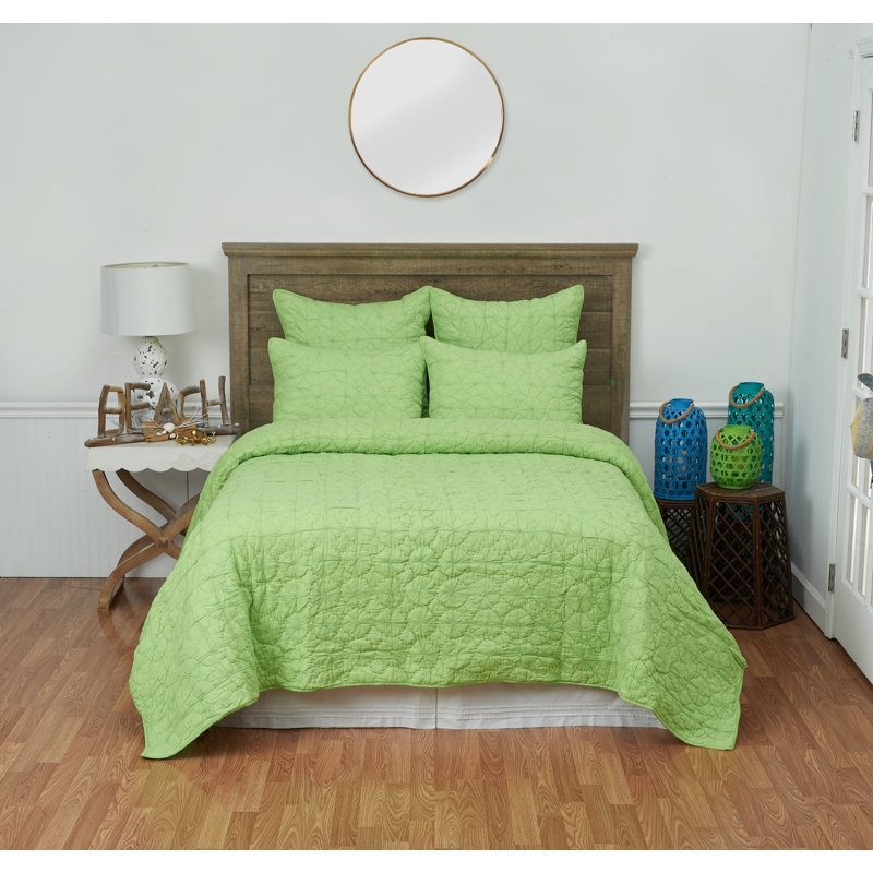 Melody Bedding Collection Mara Cotton Standard Sham, Standard, Citrus