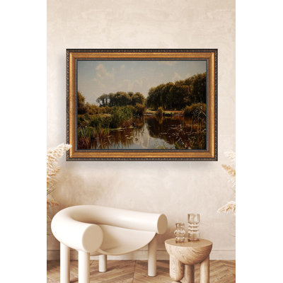 Superbe peinture sur toile, 19,7 po x 27,6 po | 50% polystyrène / 50% toile polyester, épaisseur: 1,2 po | Impression numérique, conception murale facile à suspendre | Parfait pour les amateurs de décoration intérieure et d'art