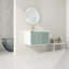 Meuble-lavabo mural avec lavabo en céramique