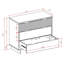 Commode Granville en noir (3 tiroirs)