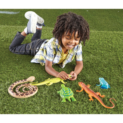 Learning Resources Jumbo Reptiles & Amphibians, Set Of 5
