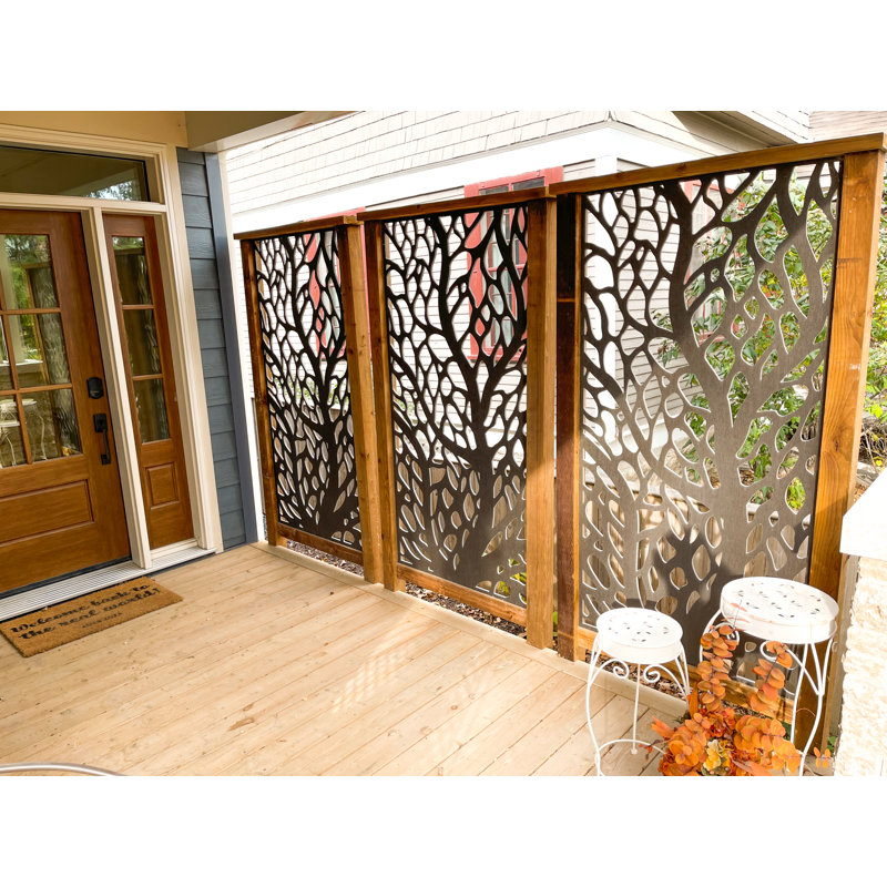 CORE Landscape Products Tree of Life Decorative Privacy Screen PVC 3' x ...