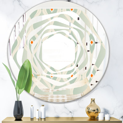 Miroir mural Whirl Abstract Drops VII
