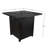 Propane Fire Pit - 30-Inch Outdoor Fireplace - 50,000 BTU Firepit - Fire Table with Electric Ignition, Lava Rocks, and Cover by Pure Garden