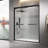59" W x 76" H Sliding Framed Shower Door