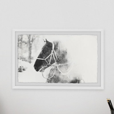 « Cold Breath »-reproduction de photo encadrée