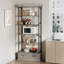 186.9cm H x 80cm W Metal Bookcase-1215751905