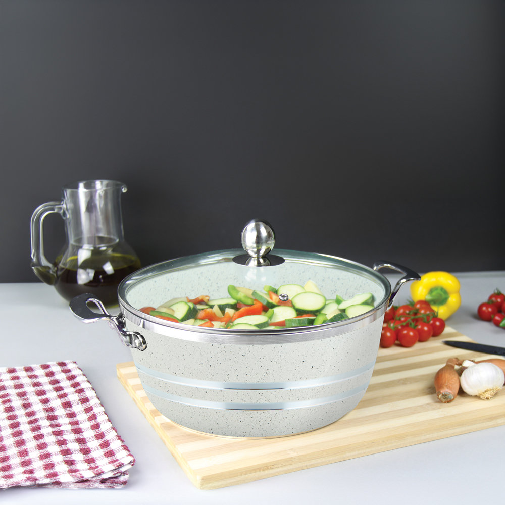 Mianra 10 - Piece Non-Stick Aluminum Cookware Set