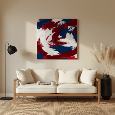 Neo Expressionism 14 Red Metal Wall Art